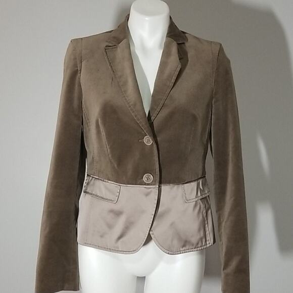 St. Emile Brown Velour Blazer Jacket - Picture 1 of 7